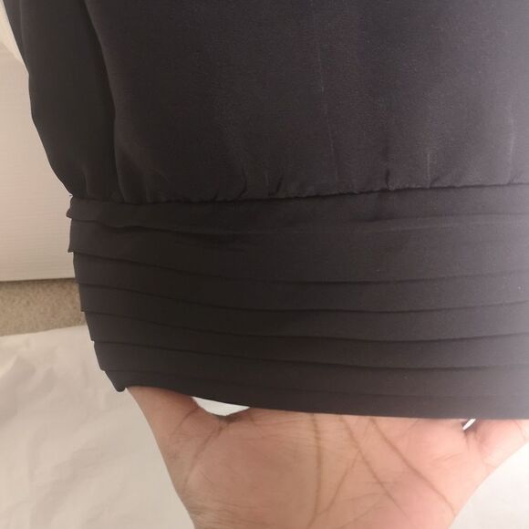 Adiva Ladies Ruffle Pleated Top Black Small 🖤🖤 - Picture 8 of 16